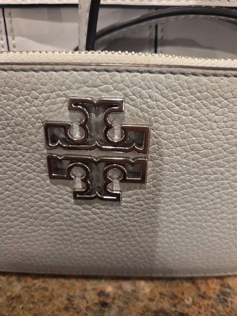 Tory Burch Light Blue Mini Satchel Top-Handle And Shoulder Strap With Wallett